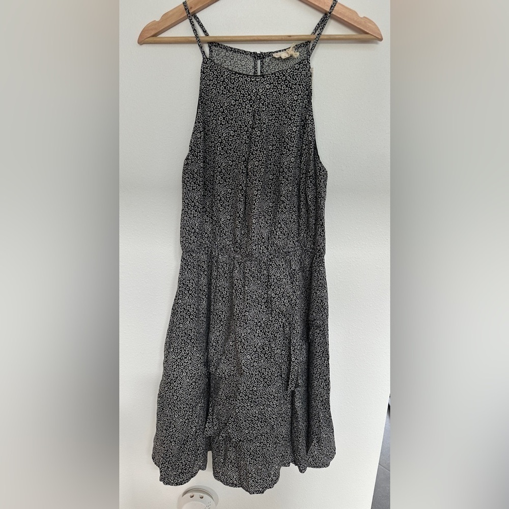 Altard state Hem & Thread Black and White Sleeveless Maxi Sundress